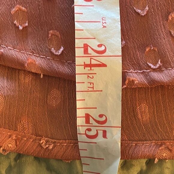 Banana Republic Sunkissed Dotted Sheer Classic Fit Button-up Blouse Ladies XS - Picture 9 of 9